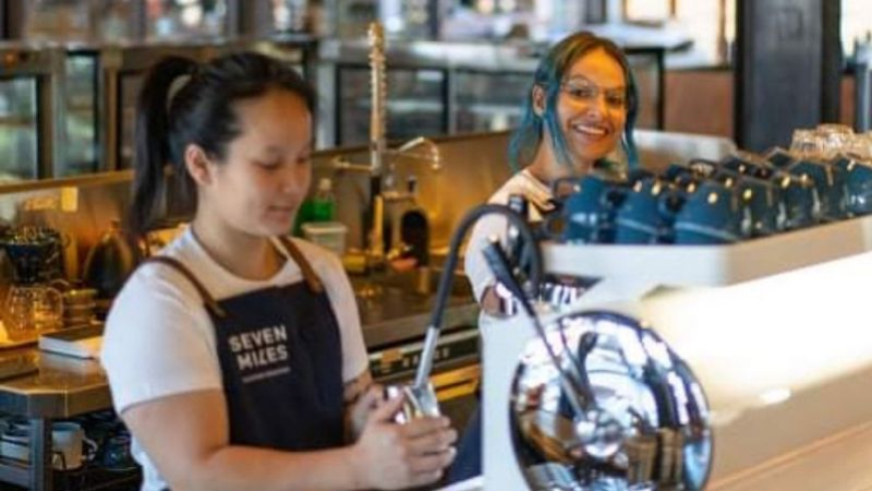 Seven Miles Coffee just opened at Craft'd Grounds with Zero