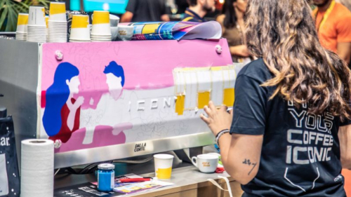 A hand painted custom project for #wocmilan