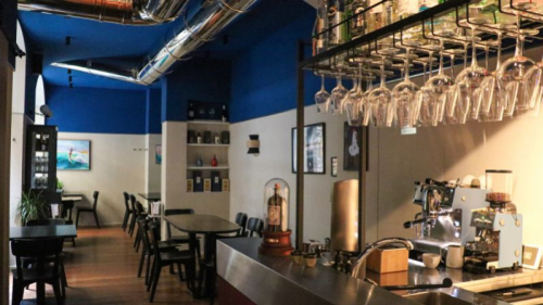 At Frangente, the espresso is by Dalla Corte