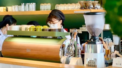 Relax at Walk in Café in Taipei, Taiwan