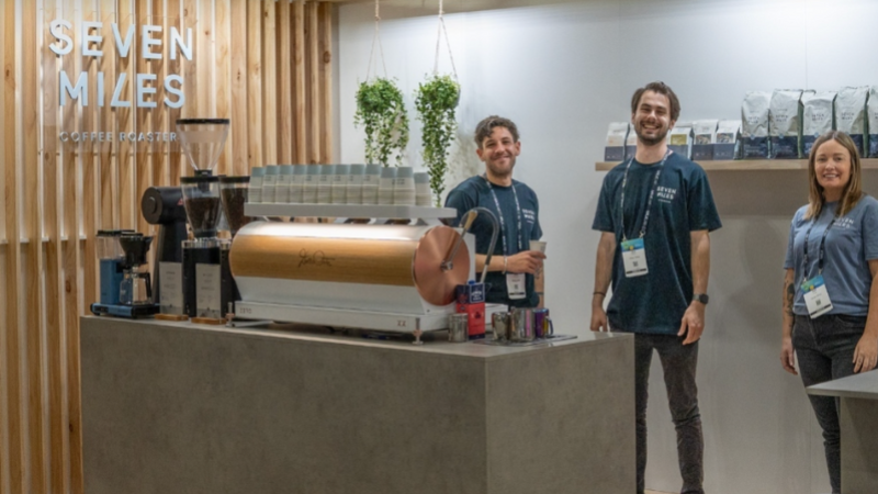 Seven Miles Coffee Roasters is at Fine Foods