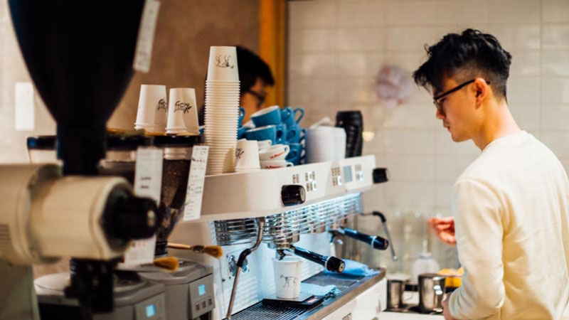 Vincent The Dog, cute Australian coffee shop 
