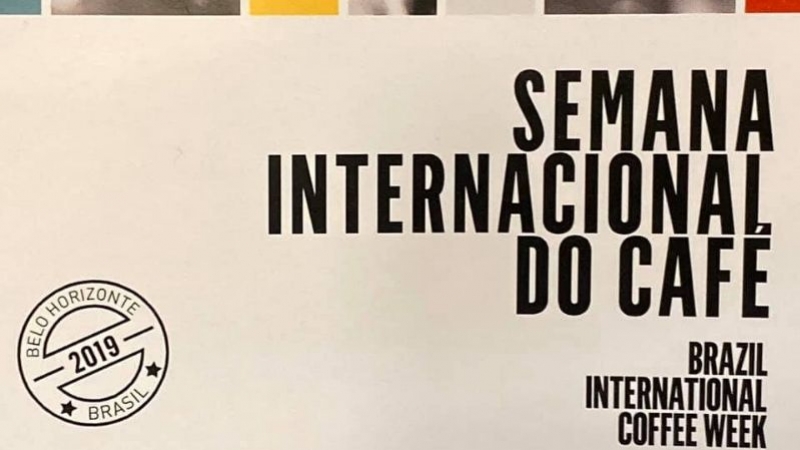 We're at the International Coffee Week in Brazil